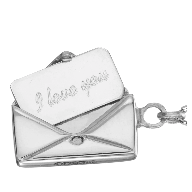 Love Letter Envelope and Letter Necklace