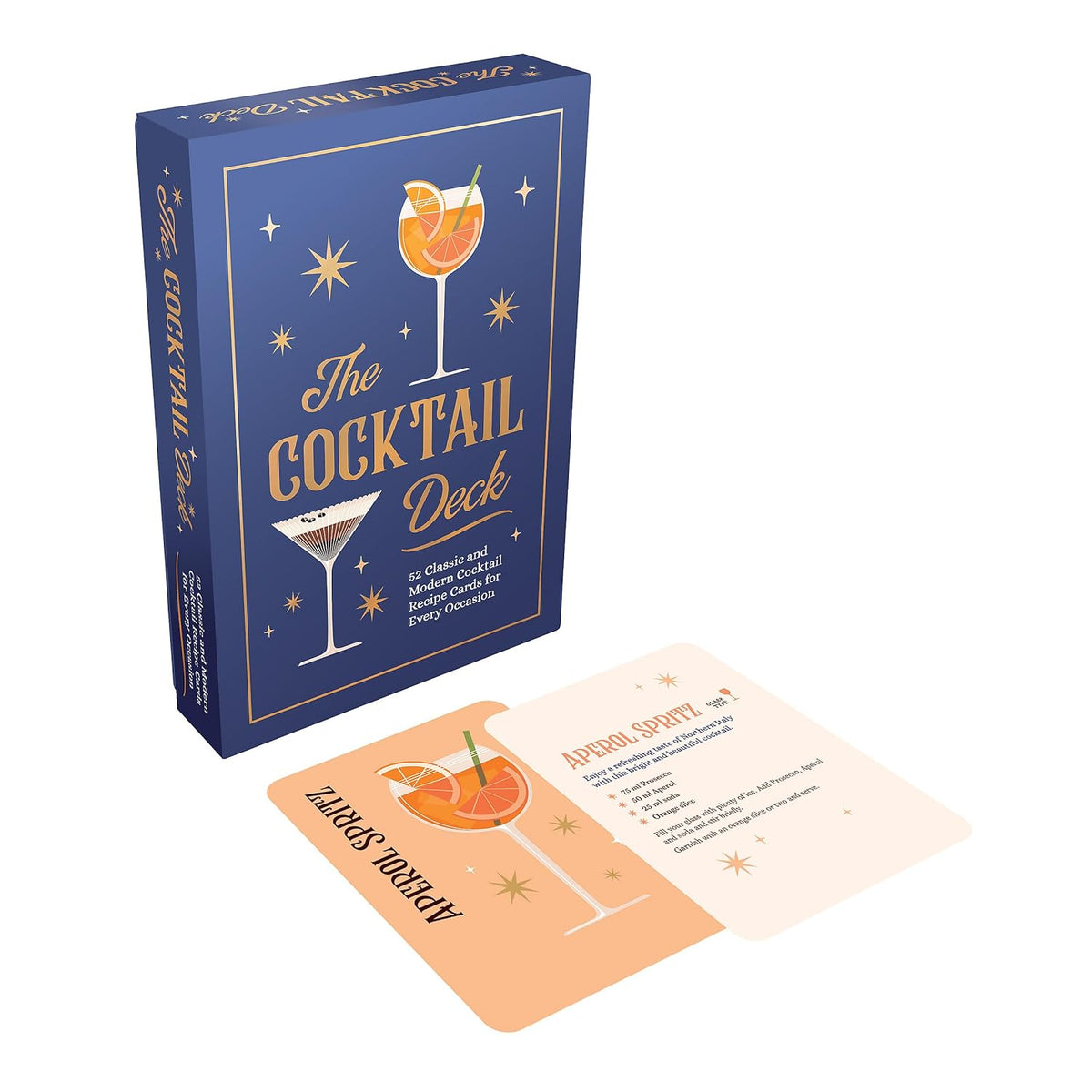 The Cocktail Deck: 52 Classic and Modern Cocktail Recipe Cards for Every Occasion 