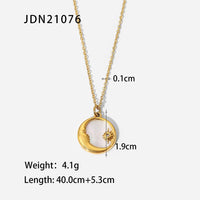 Vintage Zircon Heart Necklace DPJN49: 8