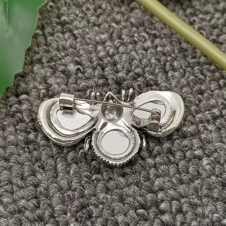 Sparkling Rhinestone Bee Brooch