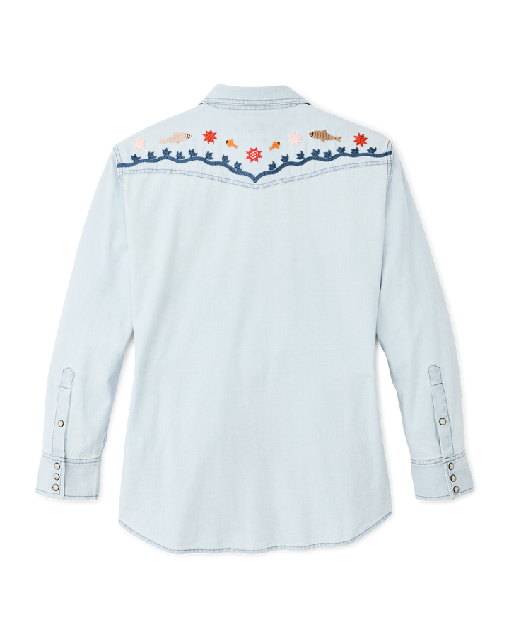 Filson Women's Embroidered Western Shirt