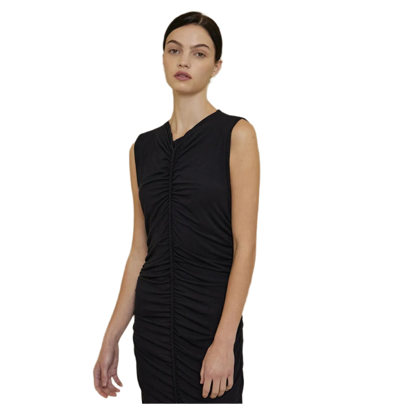 Super Soft Shirring Jersey Dress