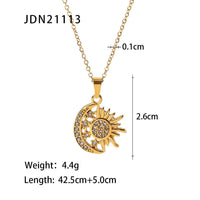 Vintage Zircon Heart Necklace DPJN49: 8
