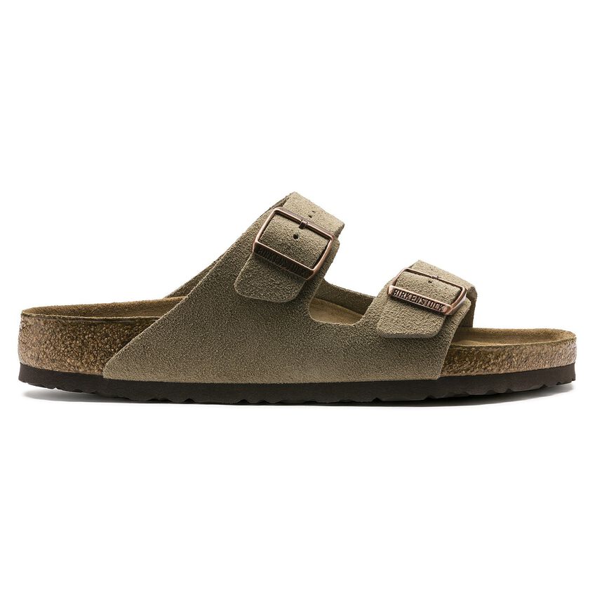 Birkenstock Arizona Soft Footbed Suede Taupe