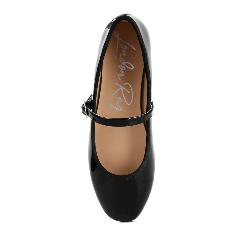 Posy Patent Mary Jane Flats