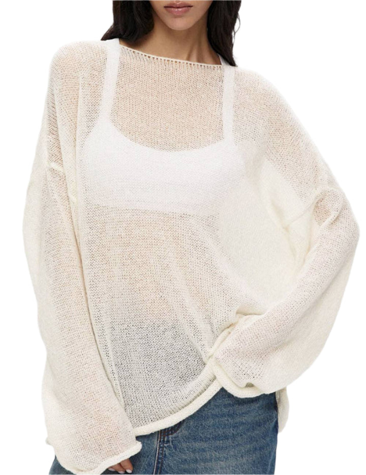 Ladies Hollow Knit Top