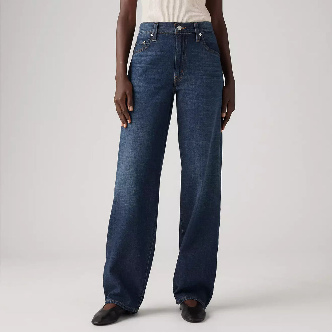 Baggy Dad Linen+ Denim Lightweight Women's Jeans