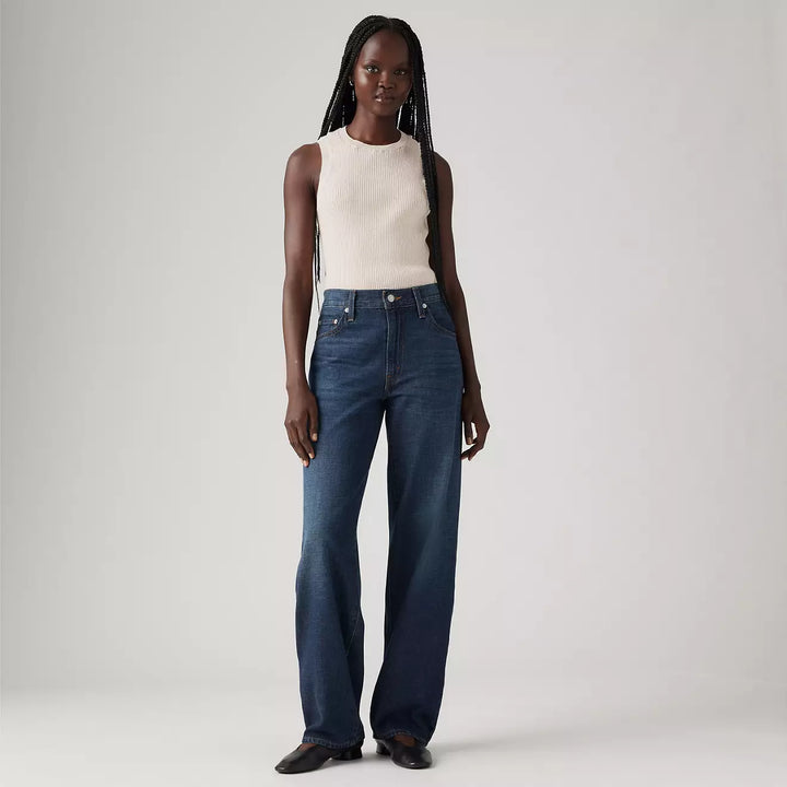 Baggy Dad Linen+ Denim Lightweight Women's Jeans