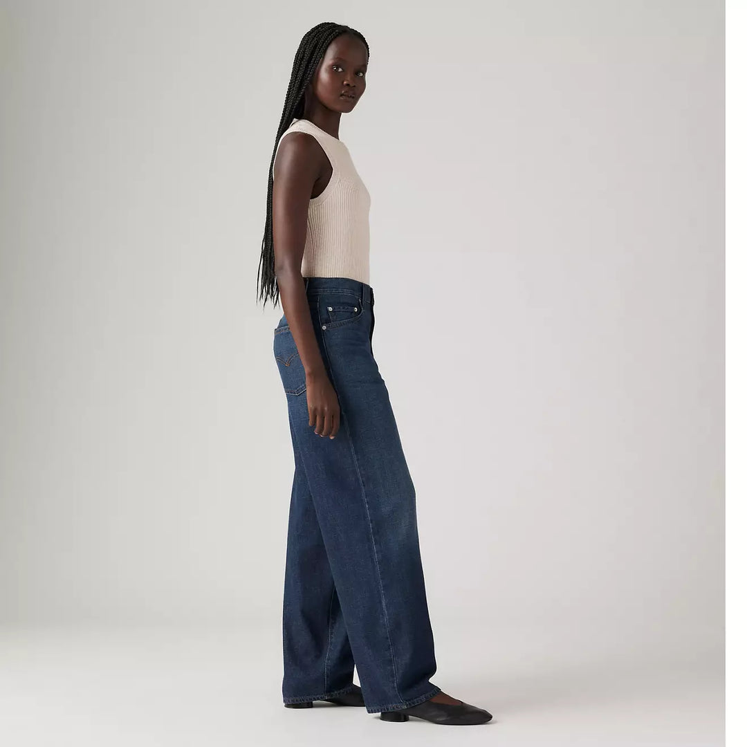 Baggy Dad Linen+ Denim Lightweight Women's Jeans