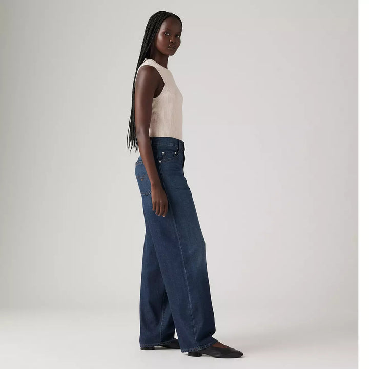 Baggy Dad Linen+ Denim Lightweight Women's Jeans