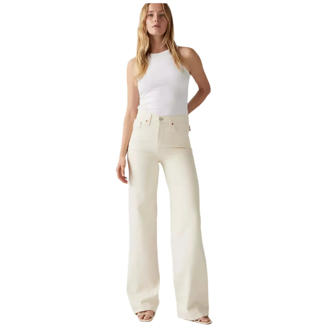 Levi's Ribcage Wide Leg Women's Jeans A60810009 Barley Freezing