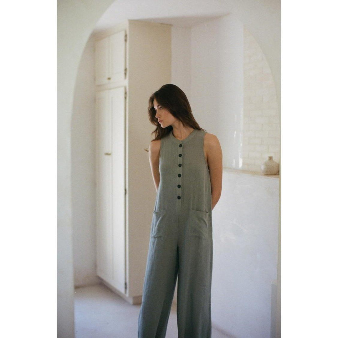 The Esme Cotton Gauze Jumpsuit