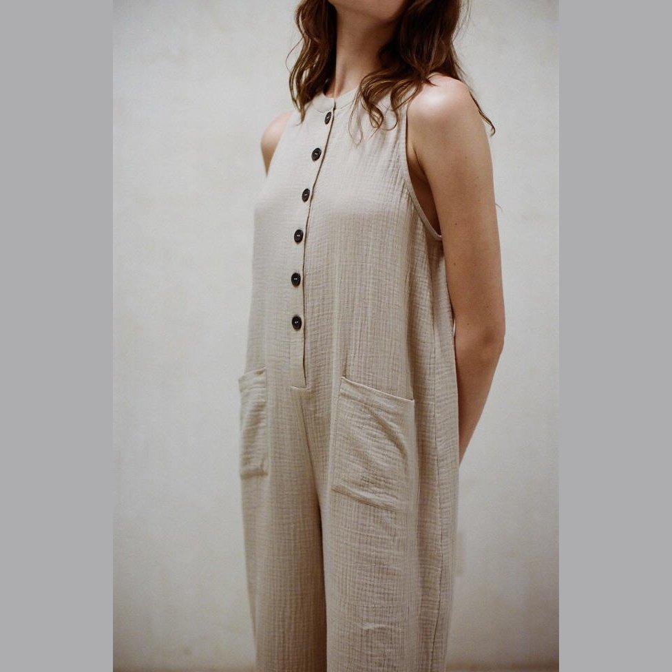 The Esme Cotton Gauze Jumpsuit