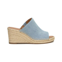 Lucky Brand Cabriah Wedge Heel Light denim wash