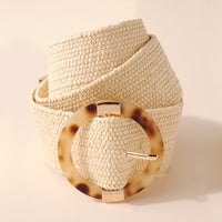 Tortoise Buckle Stretch Belt