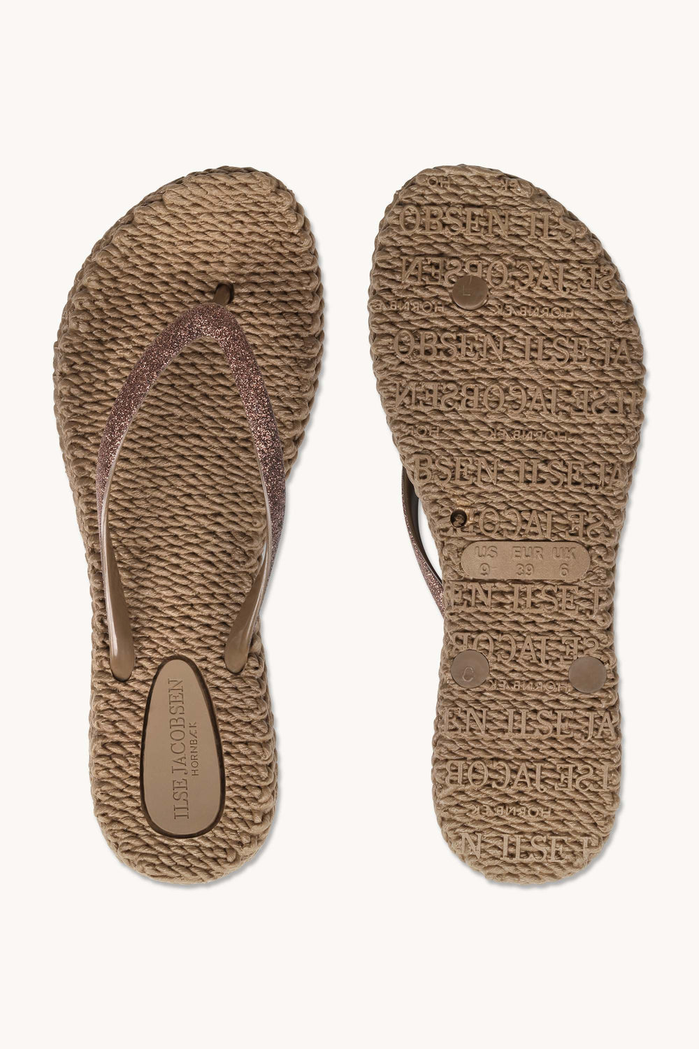 Ilse Jacobsen Cheerful Flip Flops with Glitter