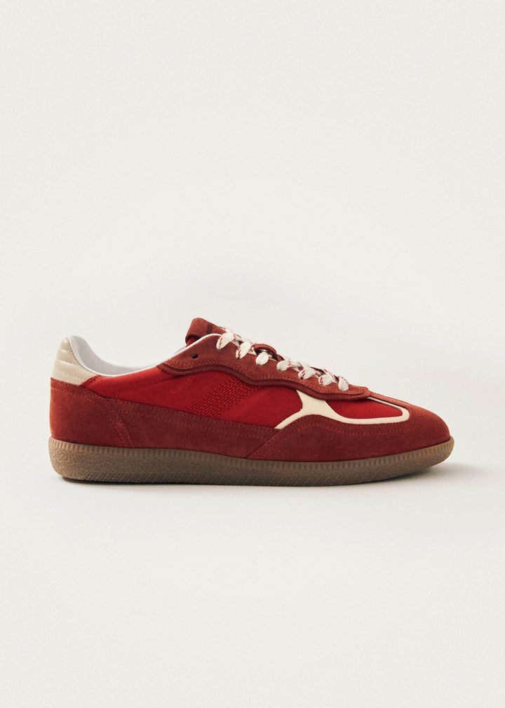 Alohas Rife Sheen Red Leather Sneakers