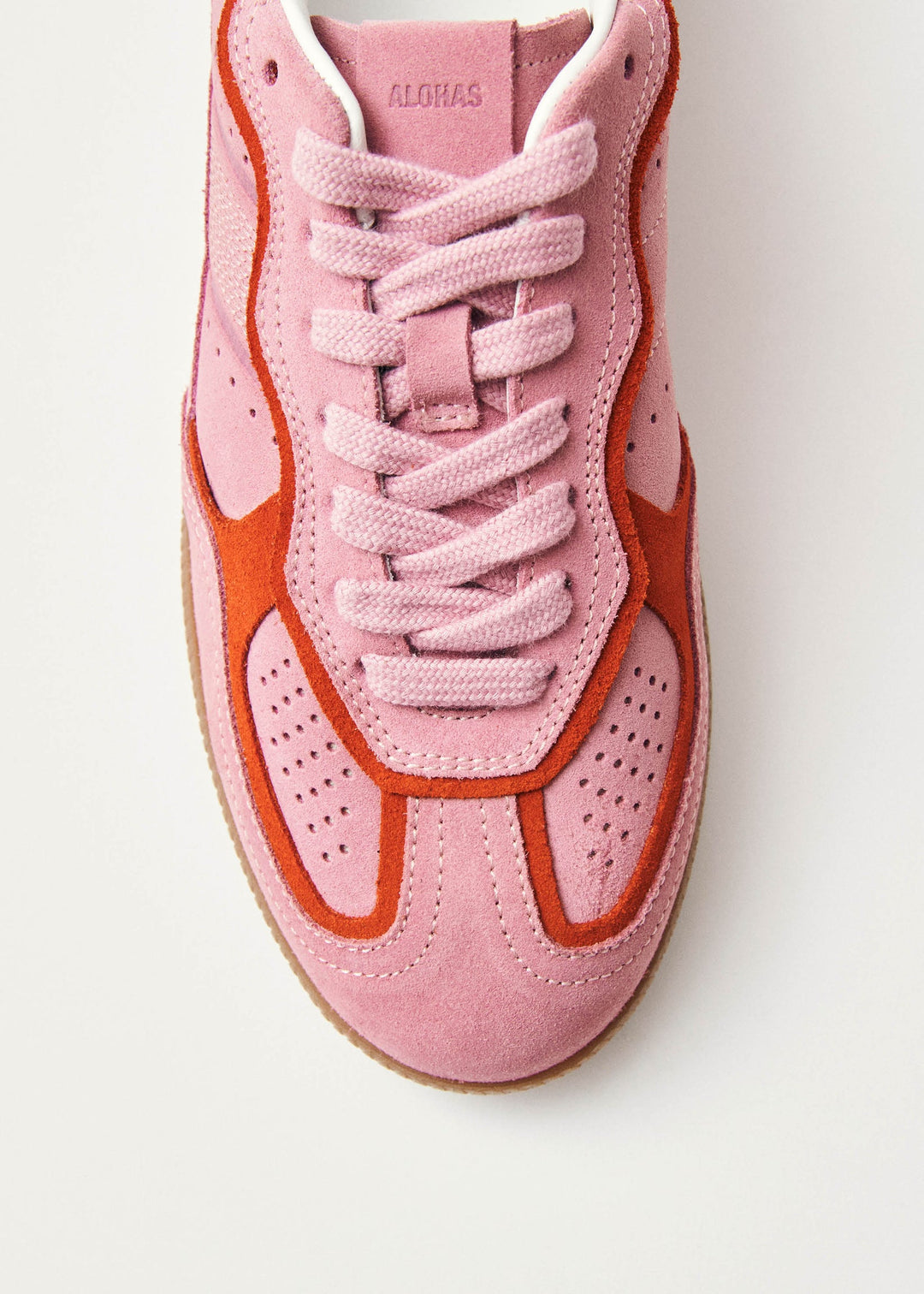 Alohas Rife Sea Pink Leather Sneakers