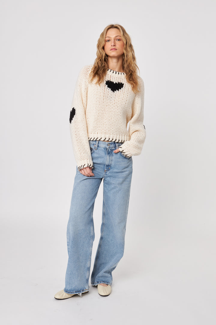 John + Jenn Heart Throb Sweater