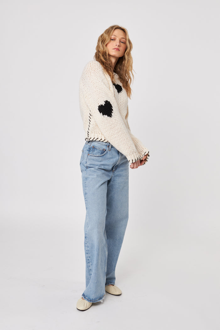 John + Jenn Heart Throb Sweater
