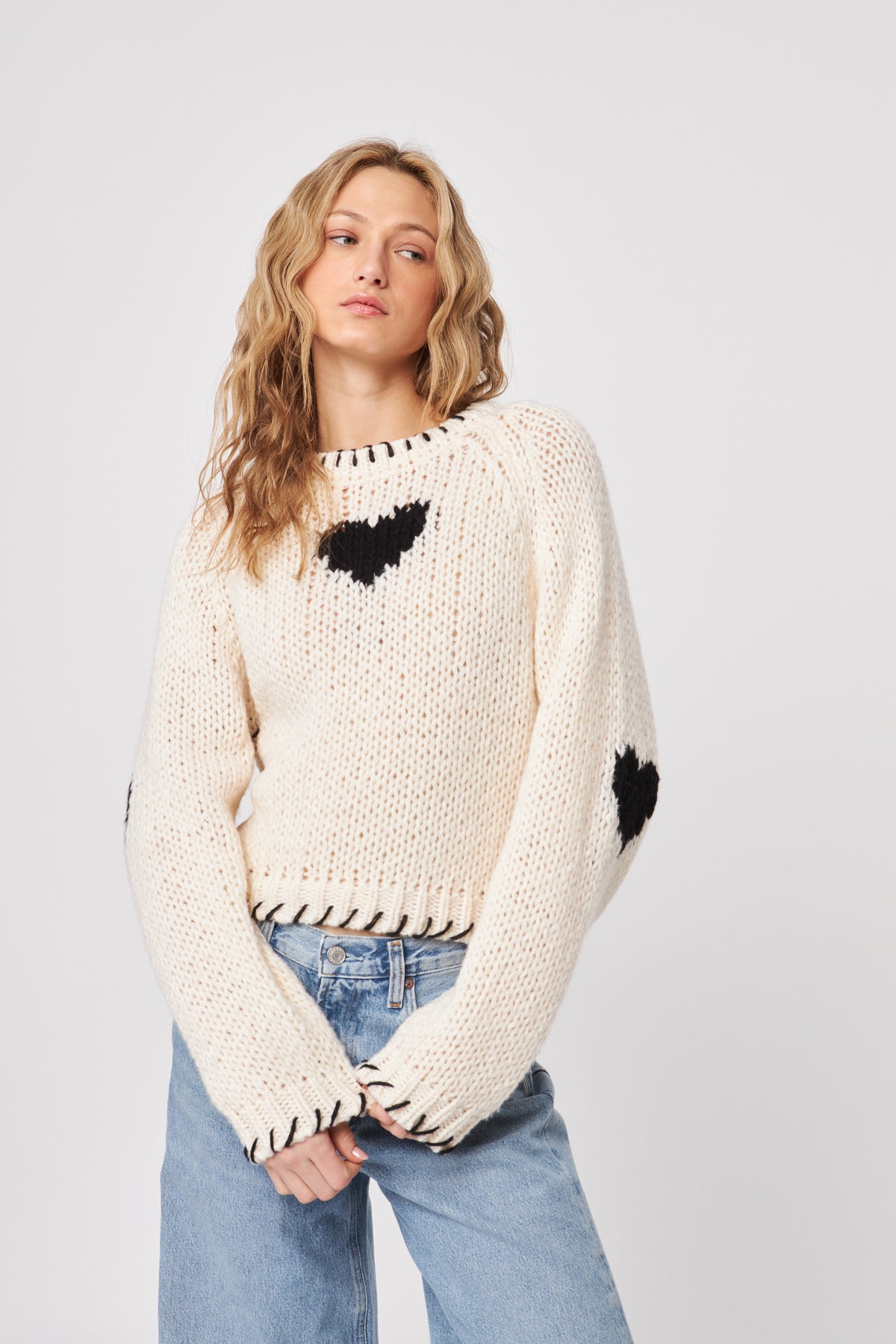 John + Jenn Heart Throb Sweater
