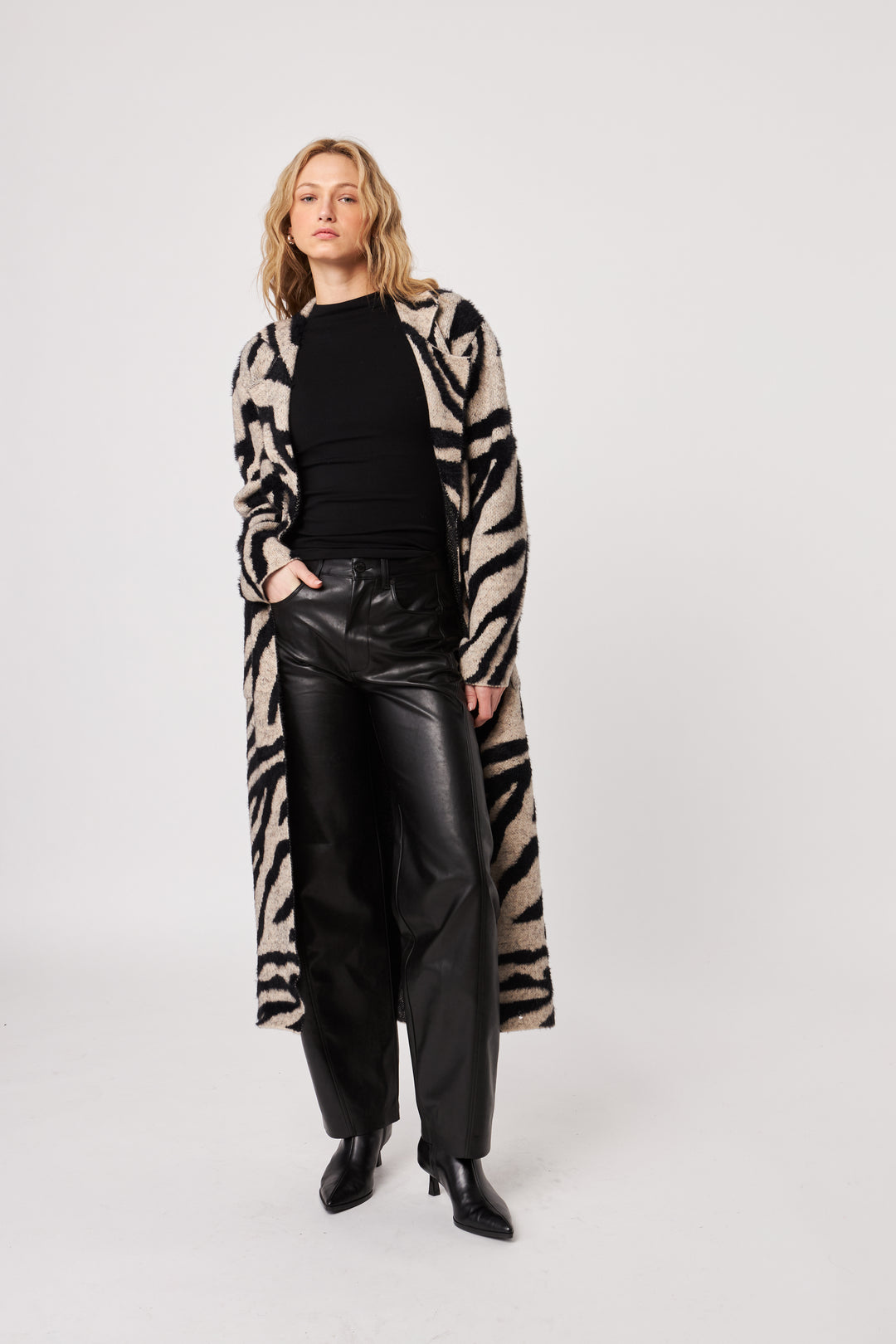 John + Jenn Zebra Overcoat