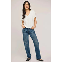 Gentle Fawn Lucy V Neck Tee