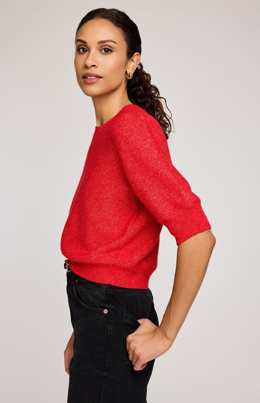 Gentle Fawn Marisol Short Sleeve Knit Sweater