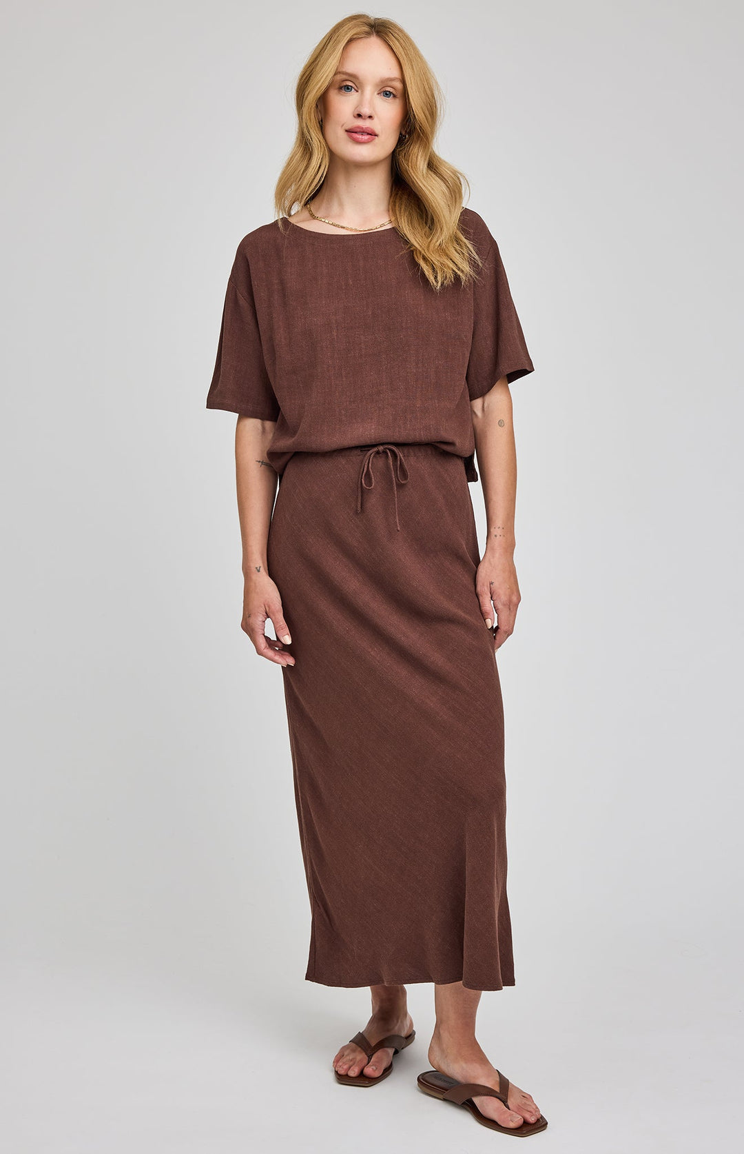 Gentle Fawn Cassia Linen Skirt