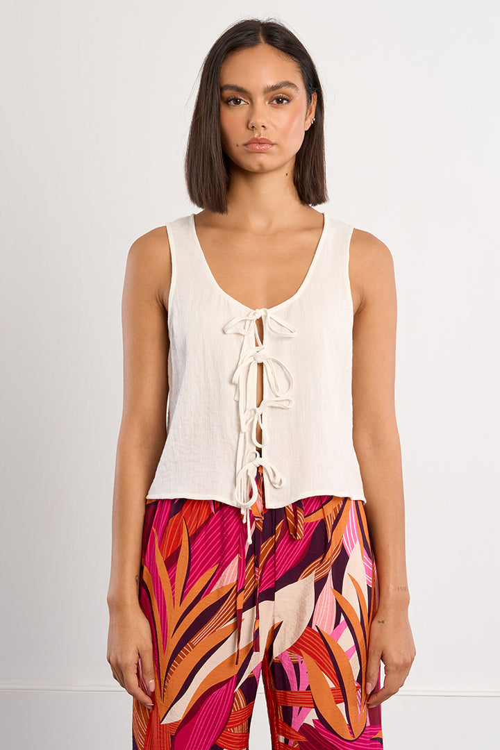 Molly Bracken Front Tie Vest