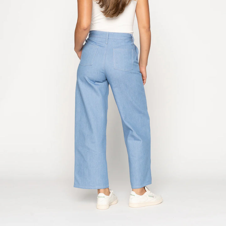 Naked & Famous Maudie Jean in Sakura Sky