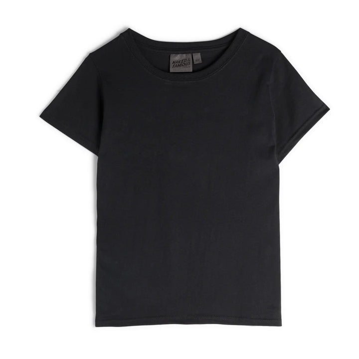 Naked and Famous Circular Knit Ballet Tee in Black