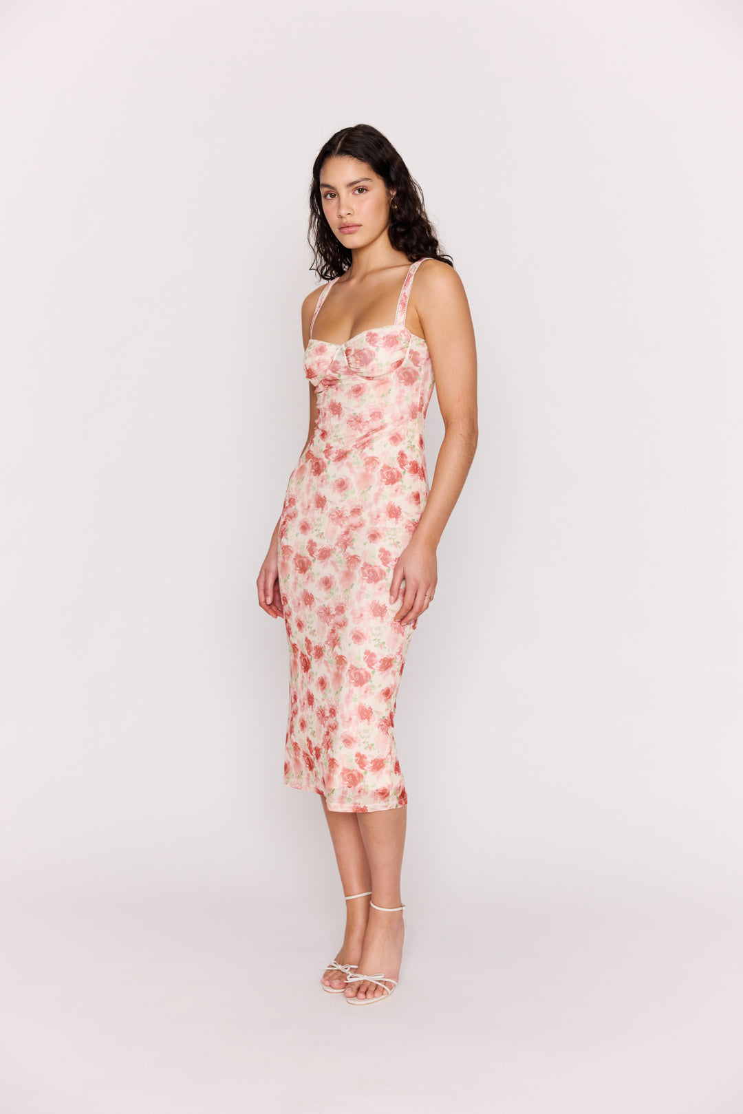Mink Pink Camille Mesh Bustier Dress
