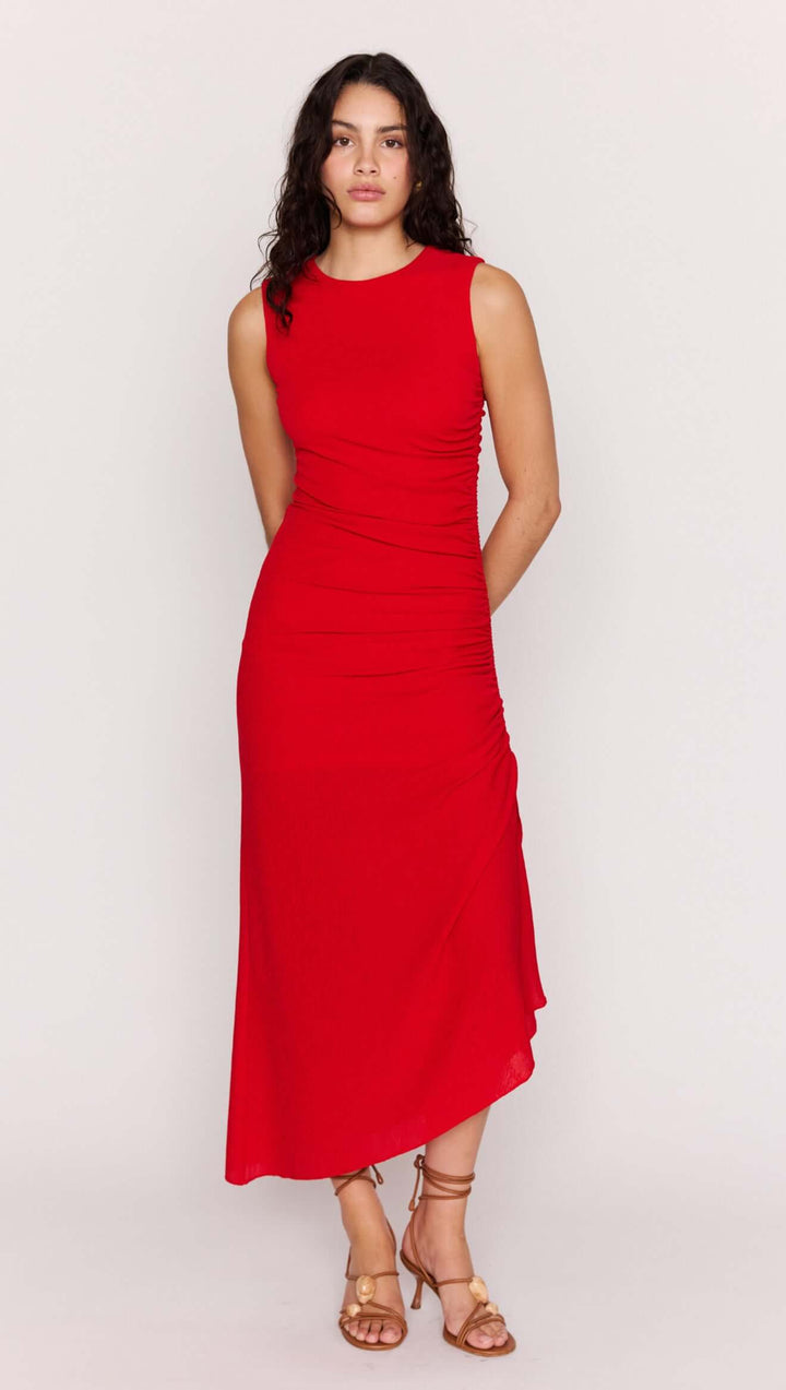 Mink Pink Rosa Drawstring Midi Dress