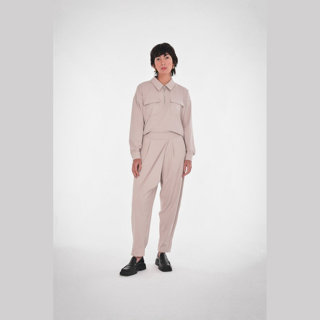 Paper Label Galvan Asymmetrical Pant