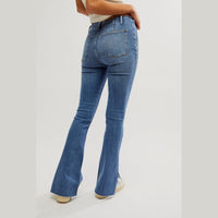 Free People Level Up Slit Bootcut Jean