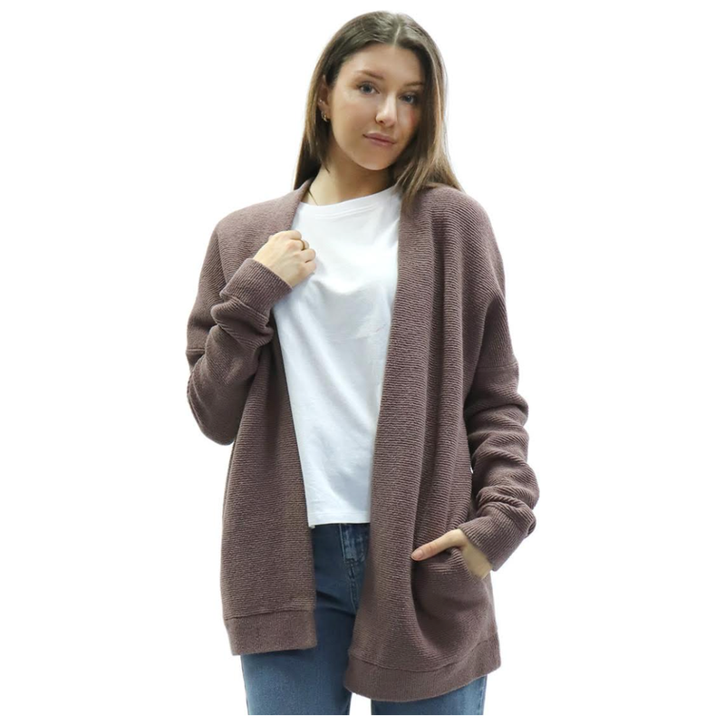 Lola' Room Ribbed Knit Cardigan