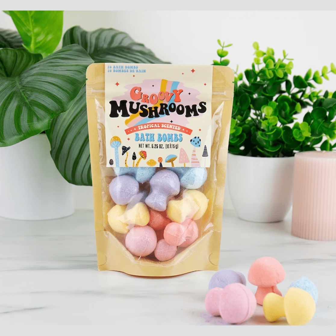 Groovy Mushroom Bath Bombs 