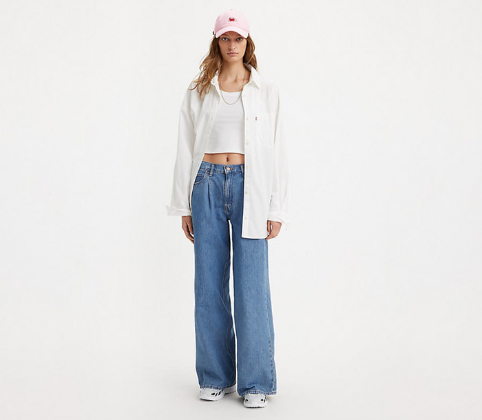 Levi's Baggy Dad Wide Leg Cause and Effect 