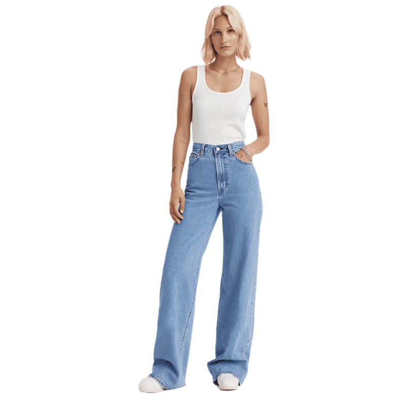 Levi's Ribcage Wide Leg Splash Zone 