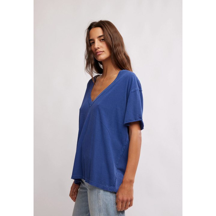 Free People Nina V-Neck Tee