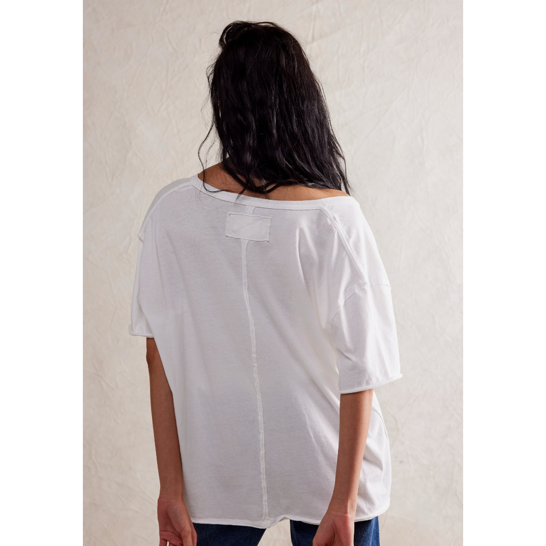 Free People Nina V-Neck Tee