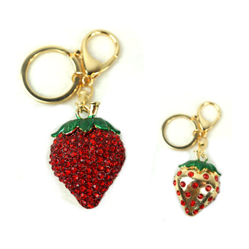 Very Berry Bag Charm Keychain