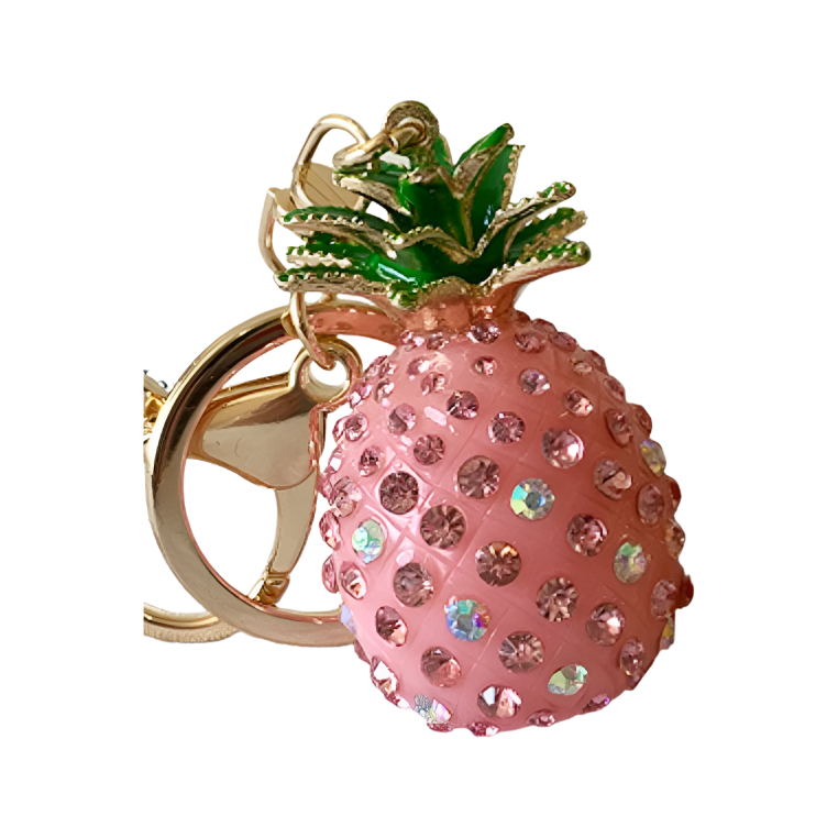 Pineapple Bag Charm Keychain