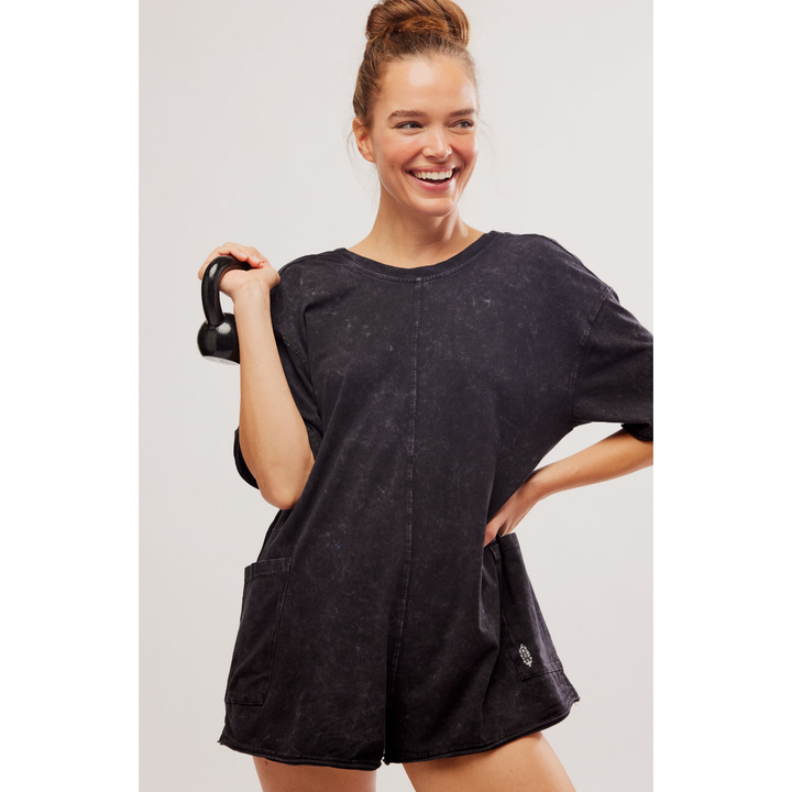 Free People Hot Shot Tee Romper 0B1882045