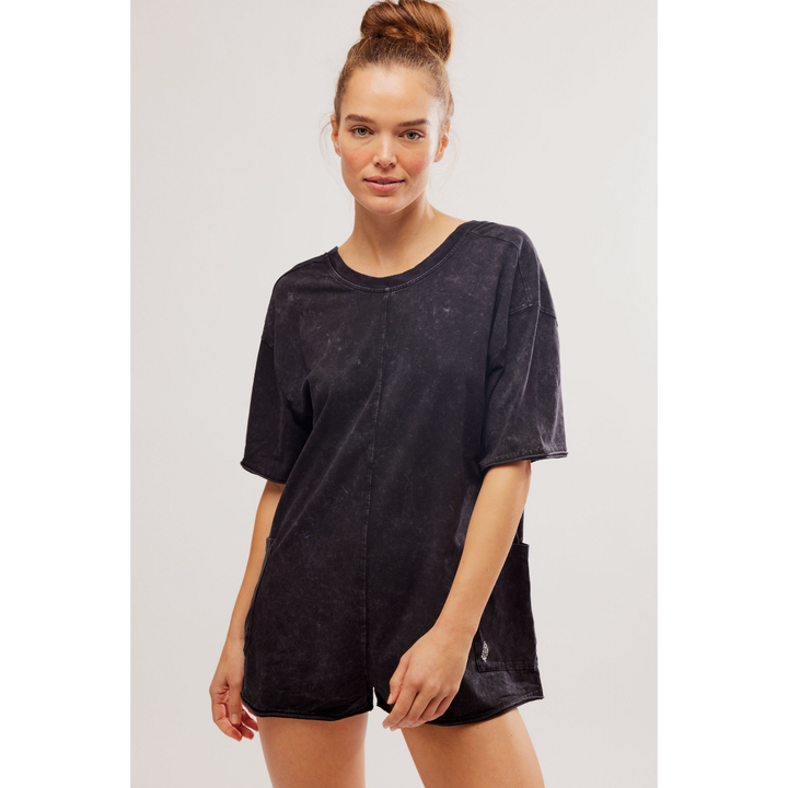 Free People Hot Shot Tee Romper