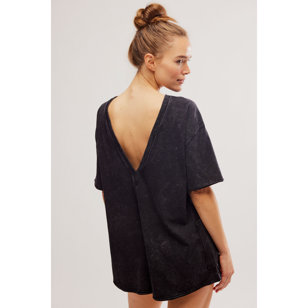Free People Hot Shot Tee Romper