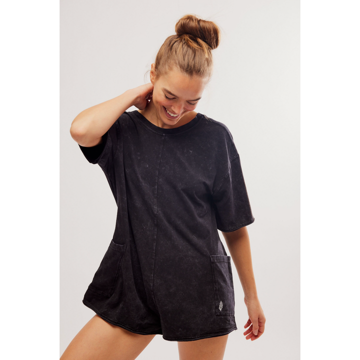 Free People Hot Shot Tee Romper