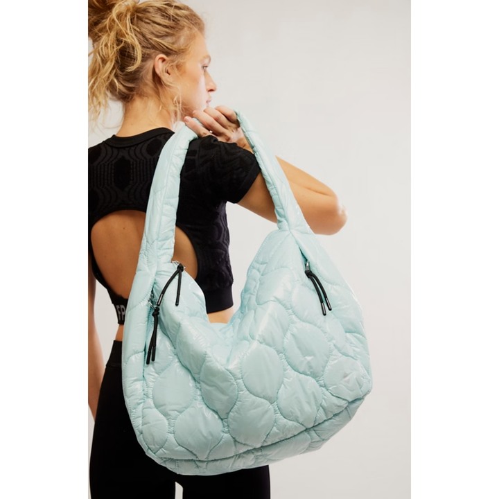 Free People Surplus Shine Carryall Arctic Snow