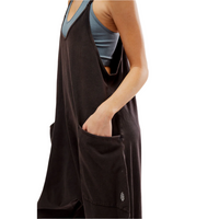 Free People Hot Shot Washed Black